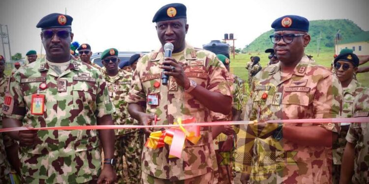 COAS Strengthens Personnel Welfare, Commissions Housing And Training Facilities In Jos