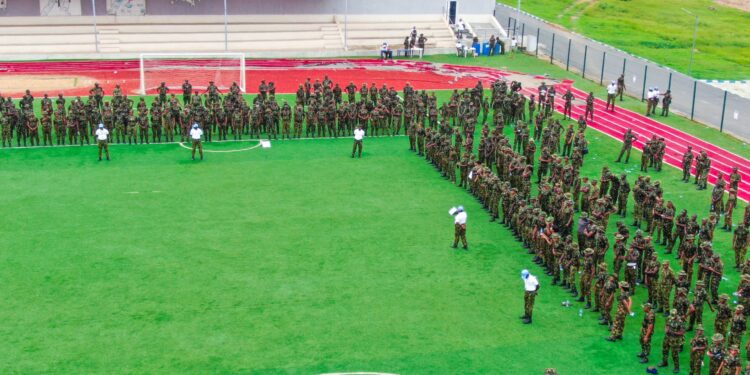 Air Marshal Aneke Charges Personnel On Fitness, Readiness As NAF Conducts Nationwide Route March