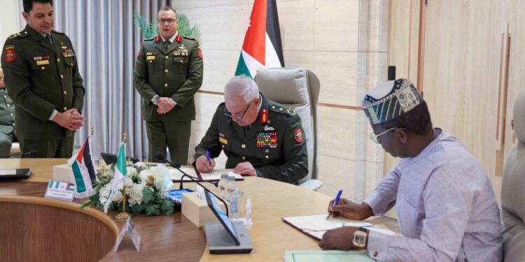 Nigeria, Jordan Deepen Defence Ties With MoU On Intelligence Sharing, Counter-Terrorism