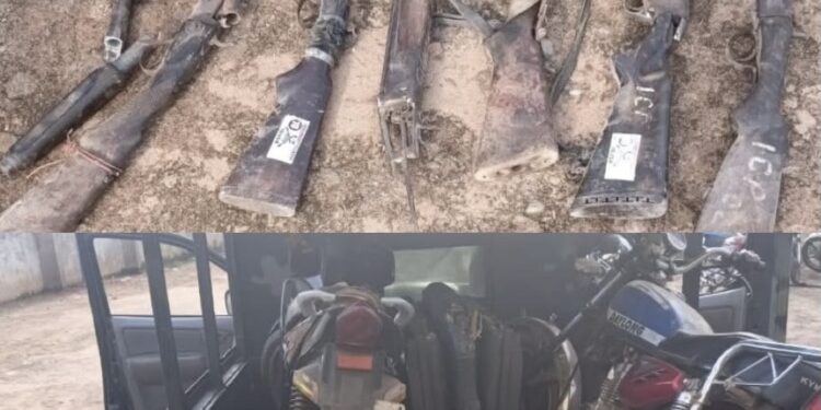 Troops Recover Seven Rifles, Motorcycles During Intelligence-Led Raid In Delta