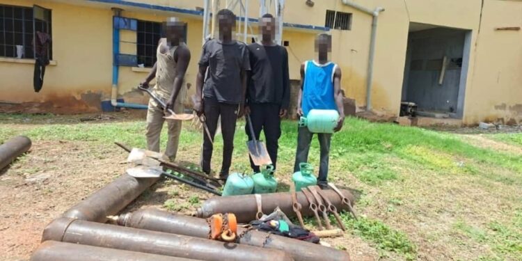 Police Intensify Fight Against Economic Sabotage, Arrest Seven in Adamawa Pipeline Vandalism Case