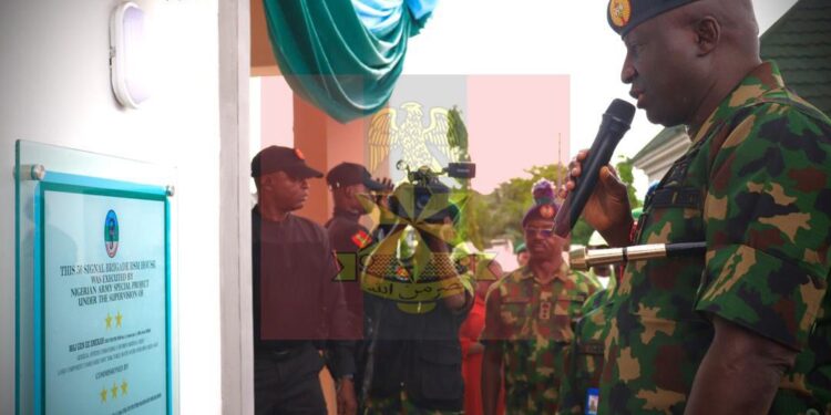 COAS Commissions 6 Division RSMs’ House, Reaffirms Critical Role of Regimental Leaders