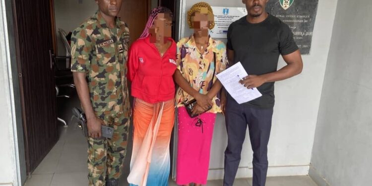 Navy Reaffirms Commitment Against Human Trafficking, Hands Over Two Victims to NAPTIP