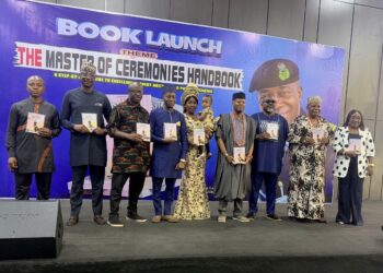 NAF Celebrates Scholarship as Squadron Leader Ezenyi Launches Master of Ceremonies Handbook