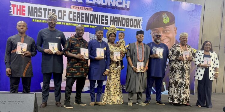 NAF Celebrates Scholarship as Squadron Leader Ezenyi Launches Master of Ceremonies Handbook