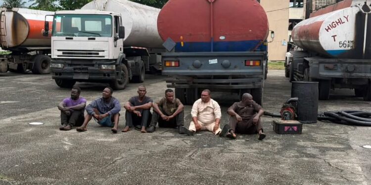 Nigerian Army Arrests Six, Recovers Trucks in Lagos Anti-Bunkering Operation