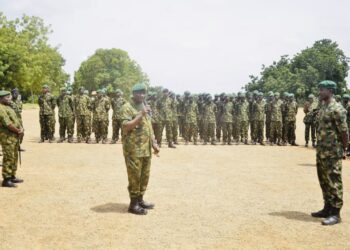 Commander Infantry Corps Reviews 18 Brigade Operations, Emphasises Discipline and Mission Focus