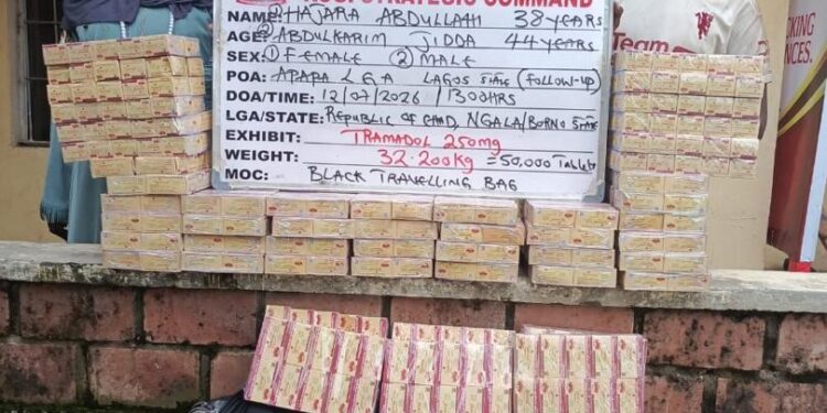 NDLEA Deals Fresh Blow to Drug Cartels with Multi-State Arrests and Massive Tramadol Seizure