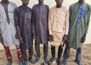 Troops Of Operation HADIN KAI Recovers Locally Made Rifles, Arrests Five Suspected Kidnappers