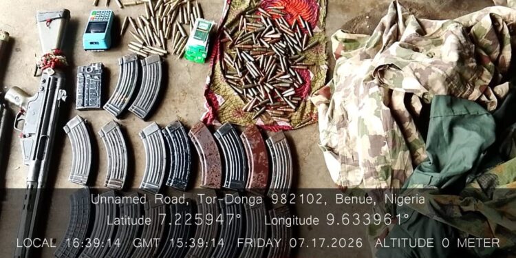 Troops Recover Cache of Arms as Three Kidnap Victims Regain Freedom in Benue