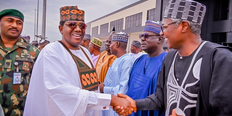 Matawalle Pays Tribute to Late Hajiya Hauwa’u Nasiha During Condolence Visit