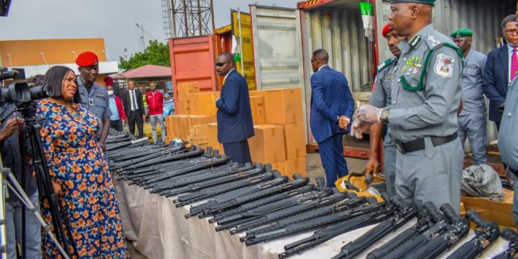 NCS Uncovers Arms Components, Massive Cannabis Shipment At Lagos Port