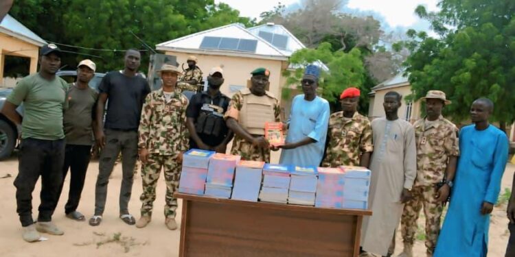 Army Uses Civil-Military Initiative To Support Education In Monguno