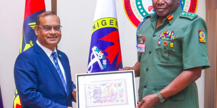 CDS Oluyede, Bangladesh Envoy Explore Deeper Defence Cooperation
