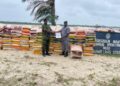 Navy Disrupts Rice Smuggling Along Maritime Border, Recovers 364 Bags