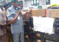 Seme Customs Seizes ₦365m Worth Of Prohibited Goods, 3,300 Explosive Cartridges