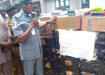 Seme Customs Seizes ₦365m Worth Of Prohibited Goods, 3,300 Explosive Cartridges