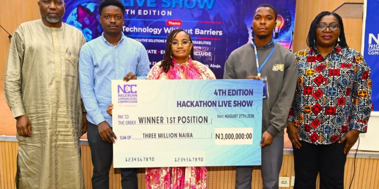 NCC Backs Young Innovators, Awards N6m At Technology Without Barriers Hackathon