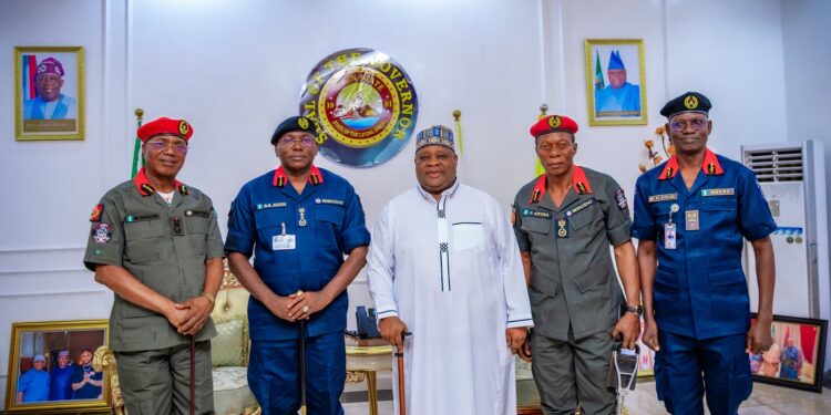 Osun Election: NSCDC CG Meets Adeleke, INEC, Assesses Security Preparedness