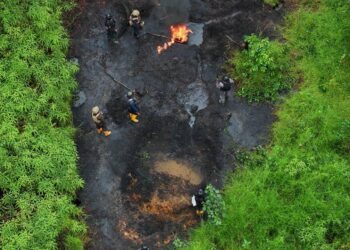 Navy Intensifies Crackdown On Oil Theft, Uncovers Crude Storage Pits In Bonny