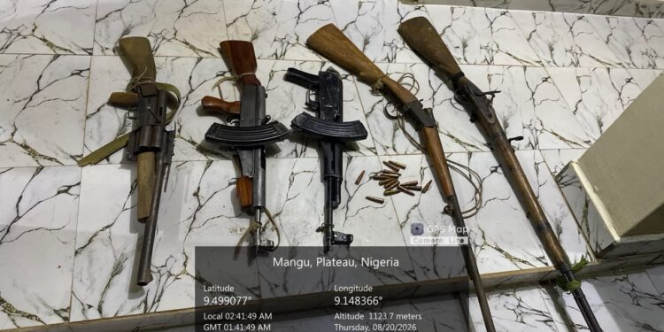 Troops Recover AK-47 Rifles, Other Weapons In Plateau
