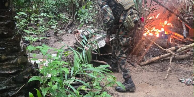 15 Brigade Troops Neutralise 3 IPOB/ESN Members, Destroy 3 Camps In Anambra