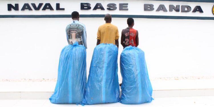 Navy Intercepts 71kg Suspected Cannabis, Arrests Three Drug Traffickers On River Niger