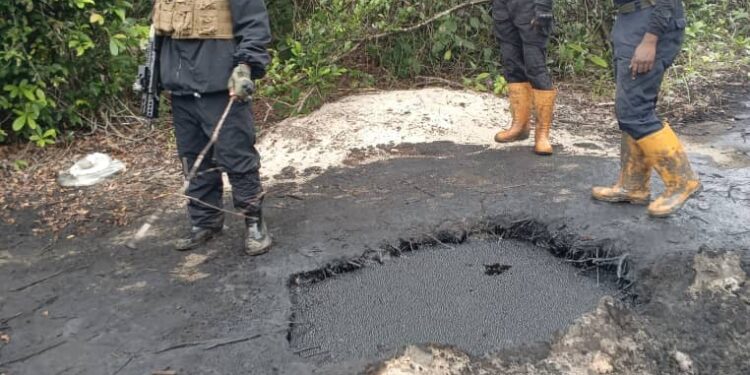 Navy Intercepts 182,000 Litres Of Suspected Stolen Crude Oil In Rivers Creeks