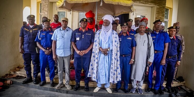 NSCDC CG Visits Minna Emir, Bereaved Families, Pledges Full Support For Presidential Probe