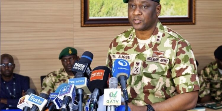 Maj Gen Ajose Assumes Command Of Operation Hadin Kai, Pledges To Consolidate Gains
