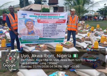 NEMA Supports Uyo Flood Victims With Relief Materials
