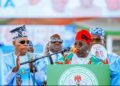 Tinubu Seeks Re-election, Umahi Highlights 4,084km Ongoing Road Projects At Kaduna Rally