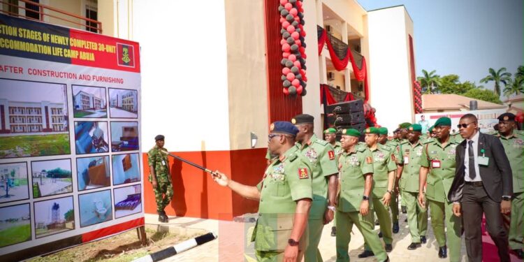 COAS Commissions 49 Welfare Projects Nationwide, Inspects Army Infrastructure In Abuja