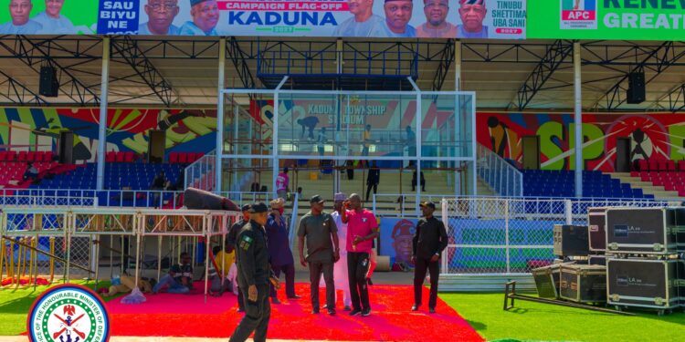 APC Campaign Flag-Off: Musa Inspects Kaduna Rally Venue, Assures Security