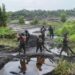 Operation Delta Sentinel: Navy Busts Suspected Crude Oil Storage Site In Rivers