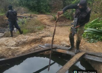 Navy Foils Crude Oil Theft, Discovers 40,000 Litres In Delta