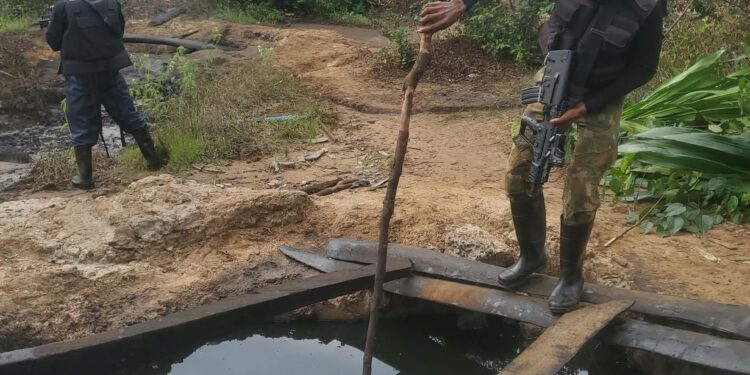Navy Foils Crude Oil Theft, Discovers 40,000 Litres In Delta