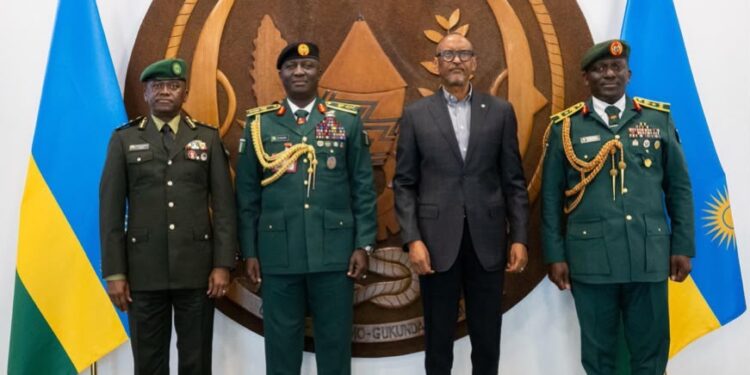 COAS, Kagame Move To Deepen Nigeria–Rwanda Defence Cooperation, Tackle Regional Insecurity