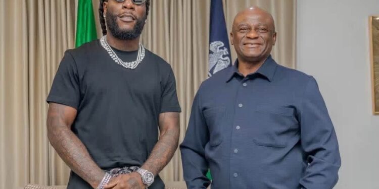 IGP Disu Meets Burna Boy Over Plans To Rebuild Police Trust Among Youths