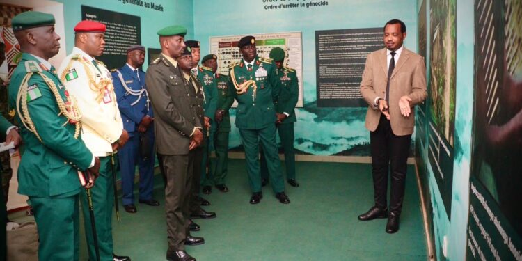 COAS Visits Rwanda Genocide Museum, Stresses Civilian Protection, National Unity
